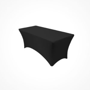 alquiler de funda de mesa baja negra