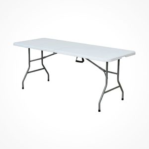 mesa plegable blanca