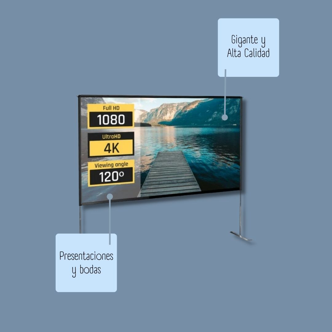 características pantalla proyector