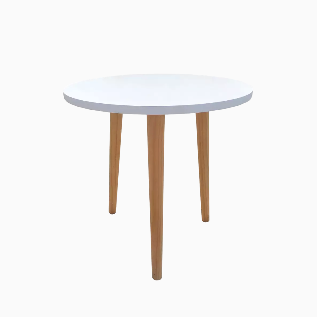 alquiler de mesa baja blanca en Zaragoza