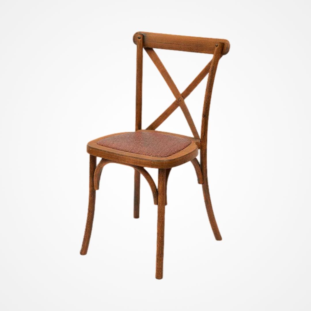 Silla Crossback imitación madera